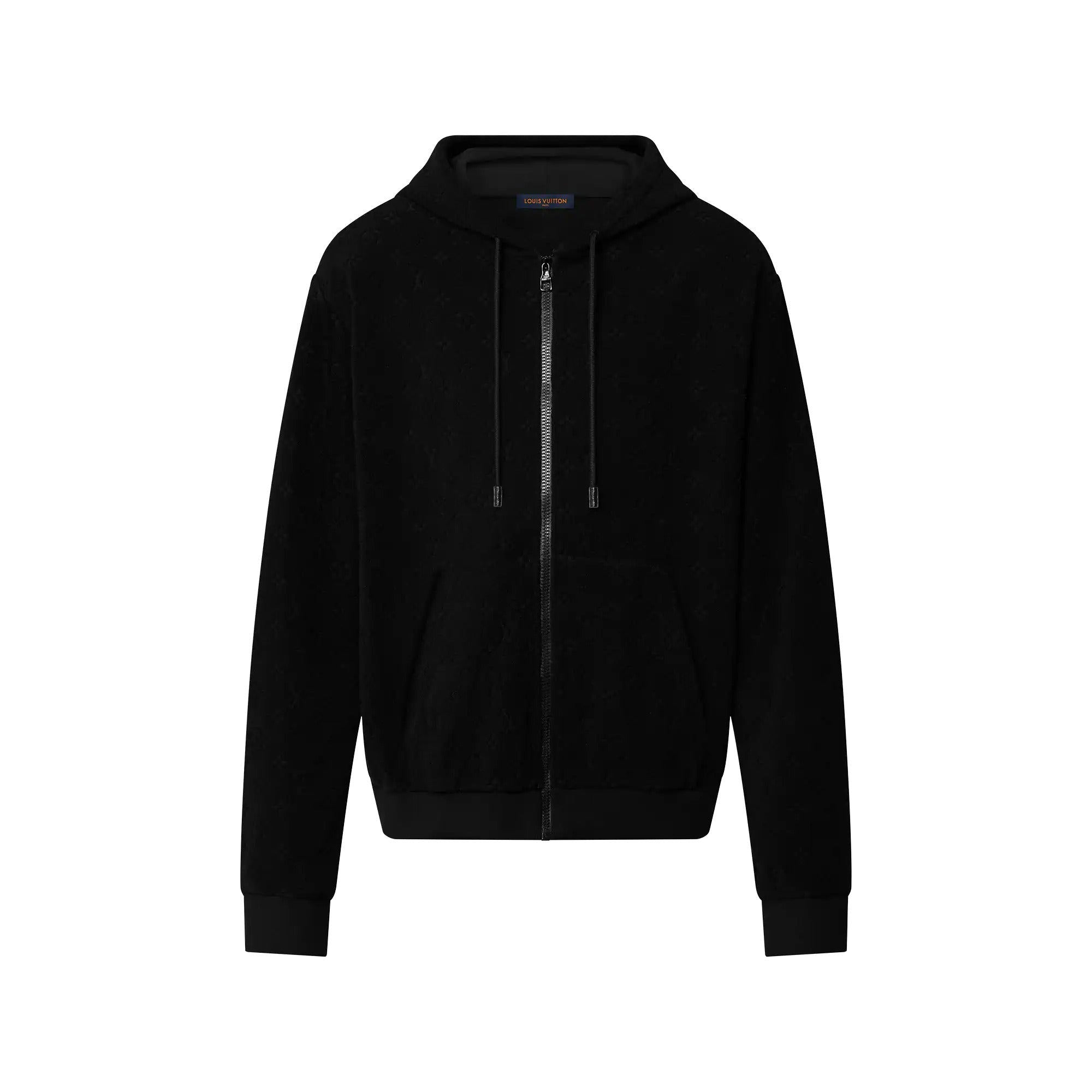 Monogram French Terry Zip-Through Hoodie