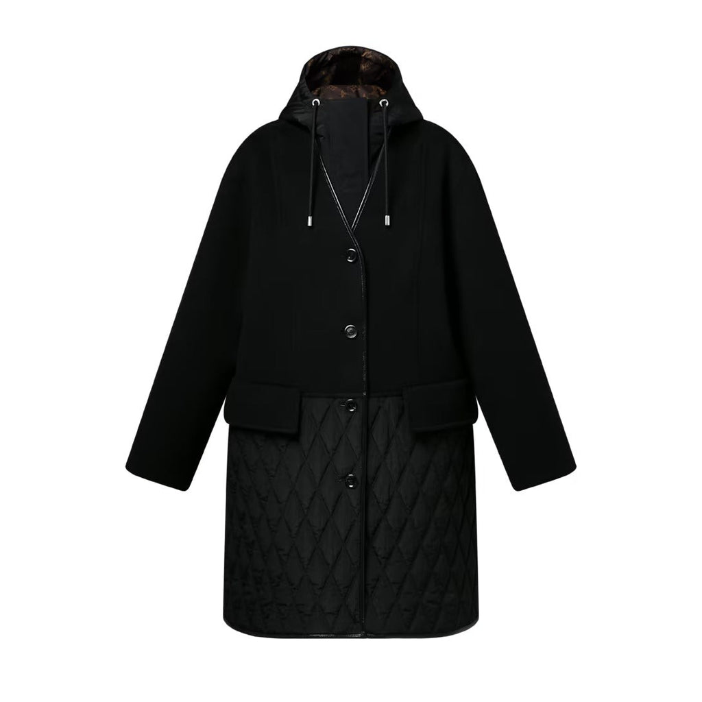 Quilt Accent Coat
