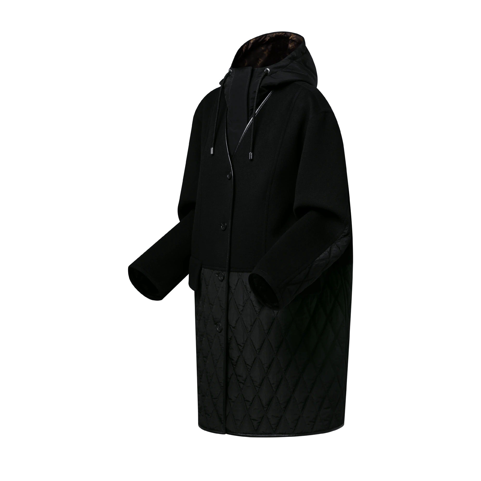 Quilt Accent Coat