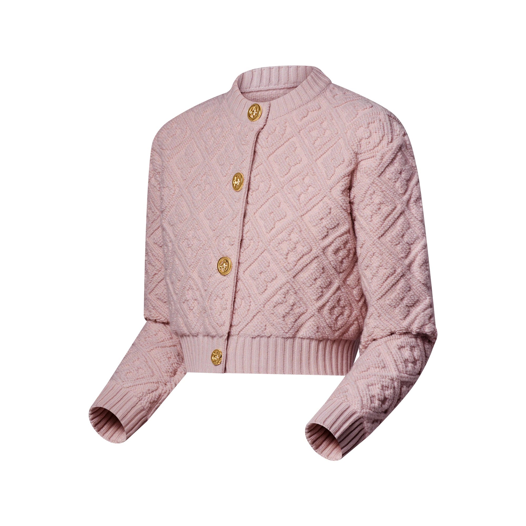 Monogram Toweling Cardigan