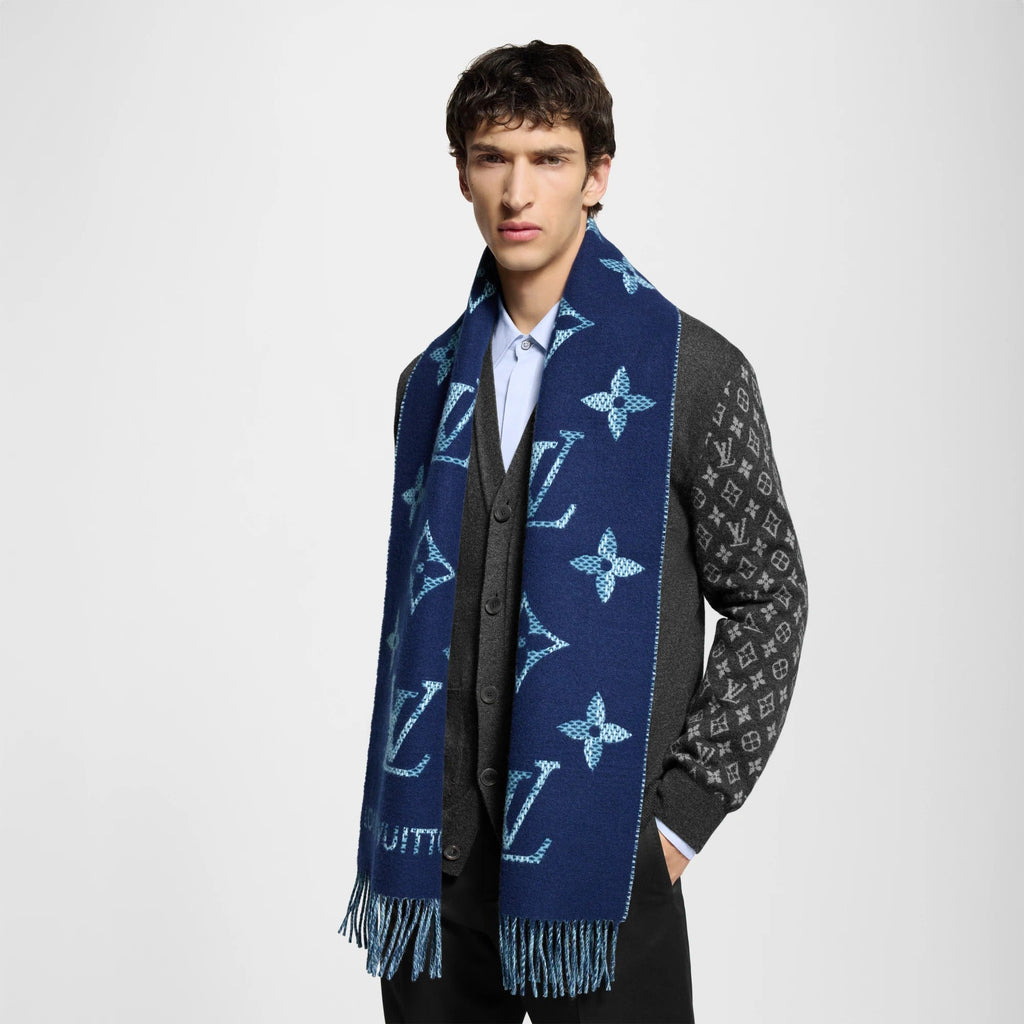 Monogram Check Scarf