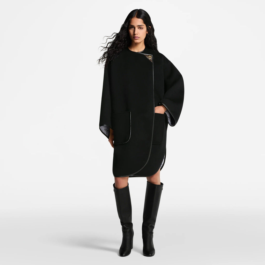 Double Face Toggle Detail Coat