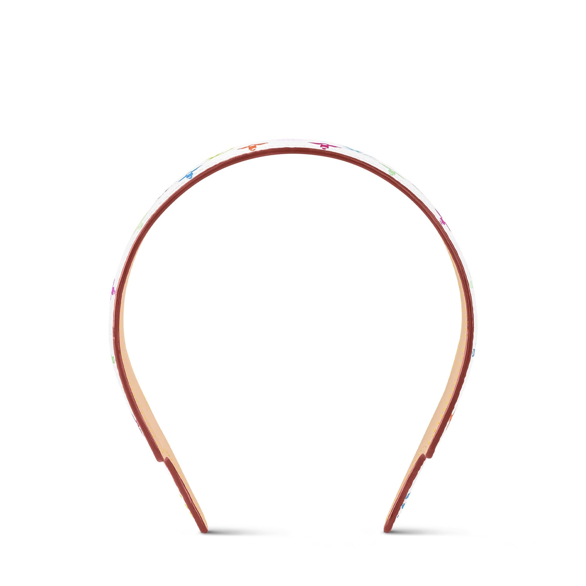 LV x TM Monogram Multicolor LV Outline Headband