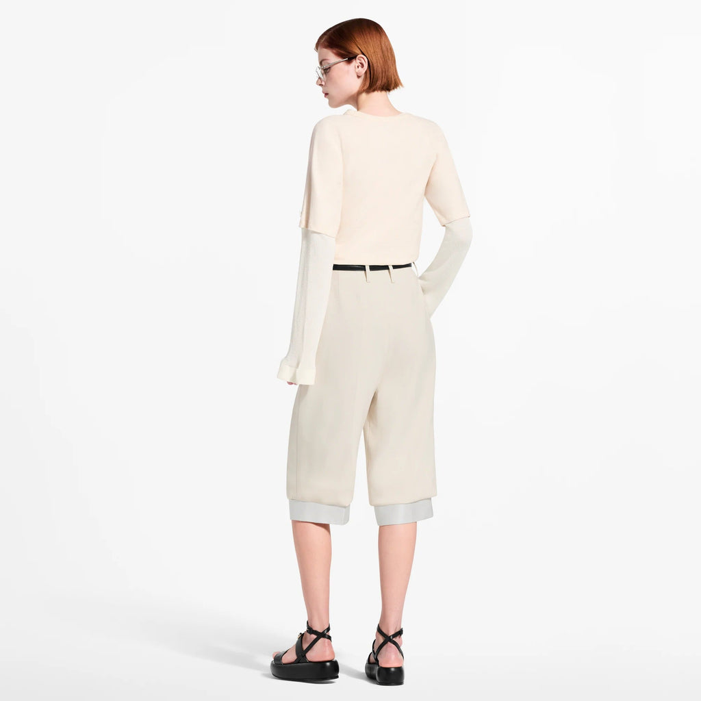 Layered Tailored Bermuda Shorts