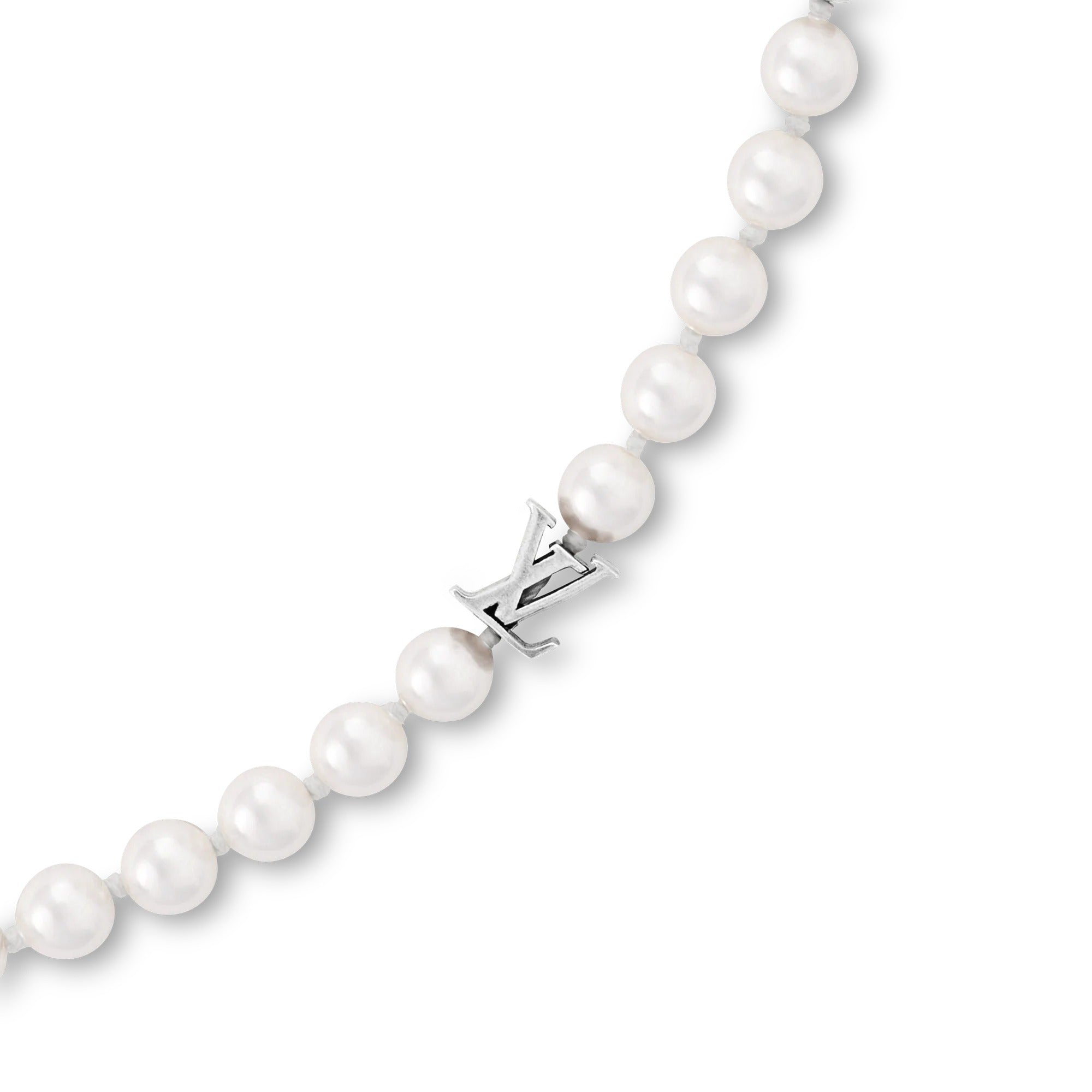 Monogram Slim Pearls Necklace