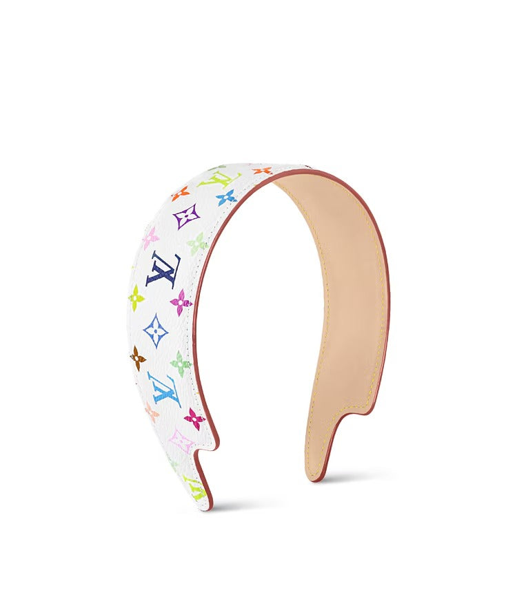 LV x TM Monogram Multicolor LV Outline Headband