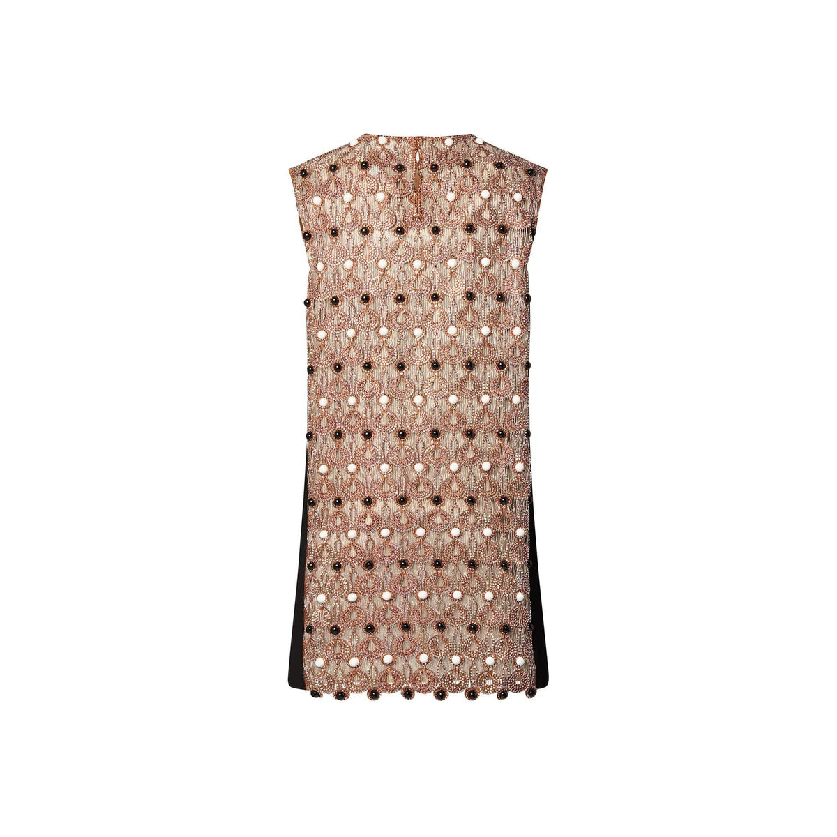 Beaded Embroidered Mini Dress