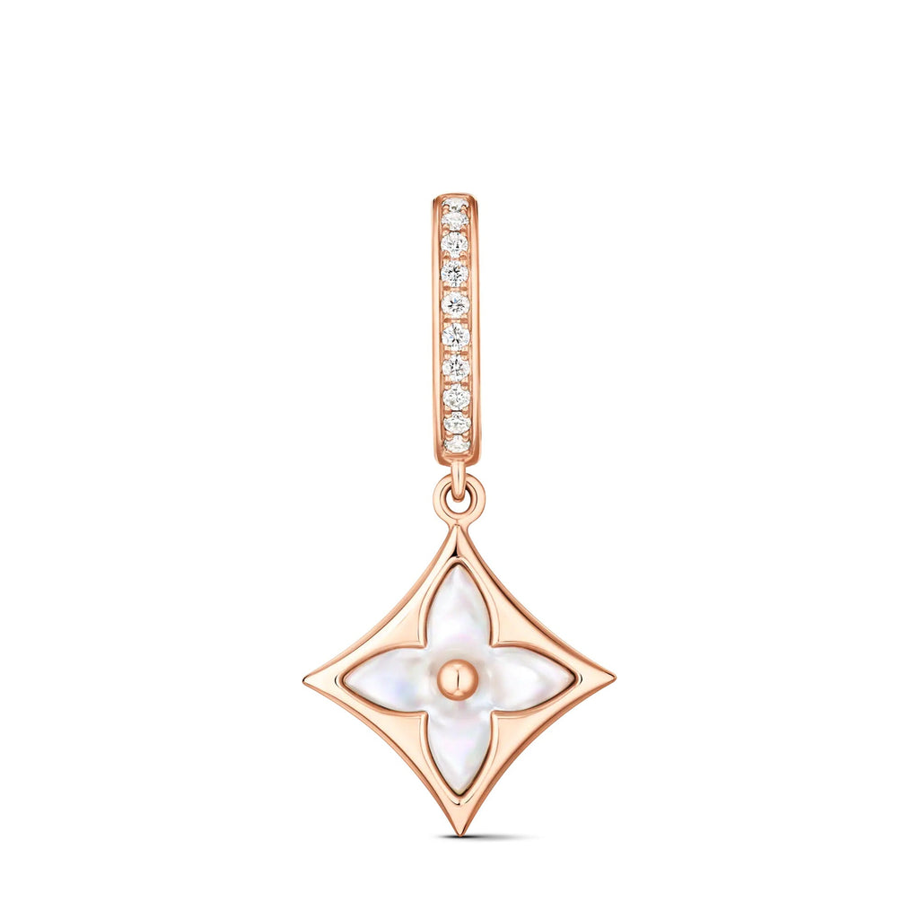 Color Blossom BB Star Sleeper, Pink Gold, White Mother-of-Pearl and Diamonds - per unit