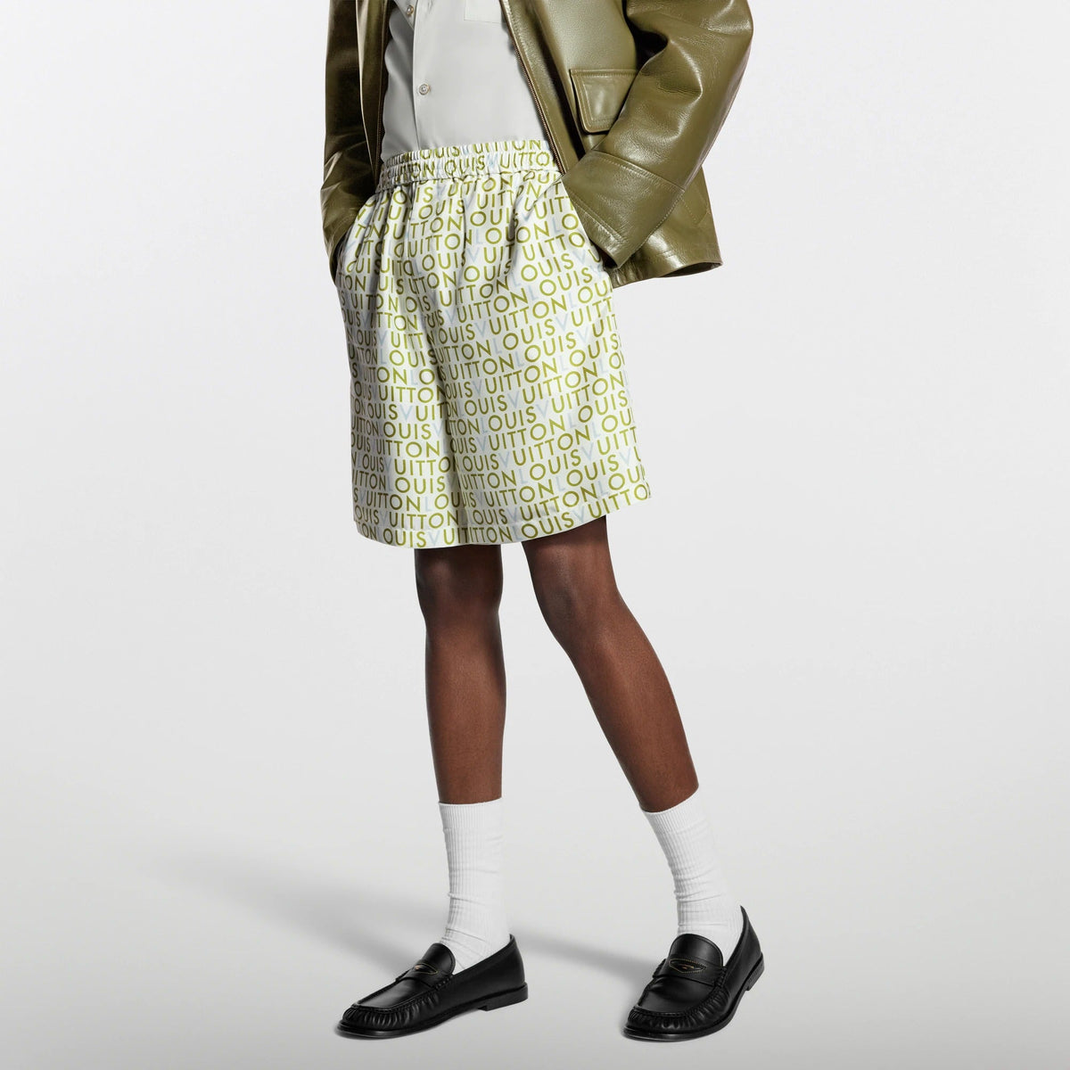 Printed Silk Shorts