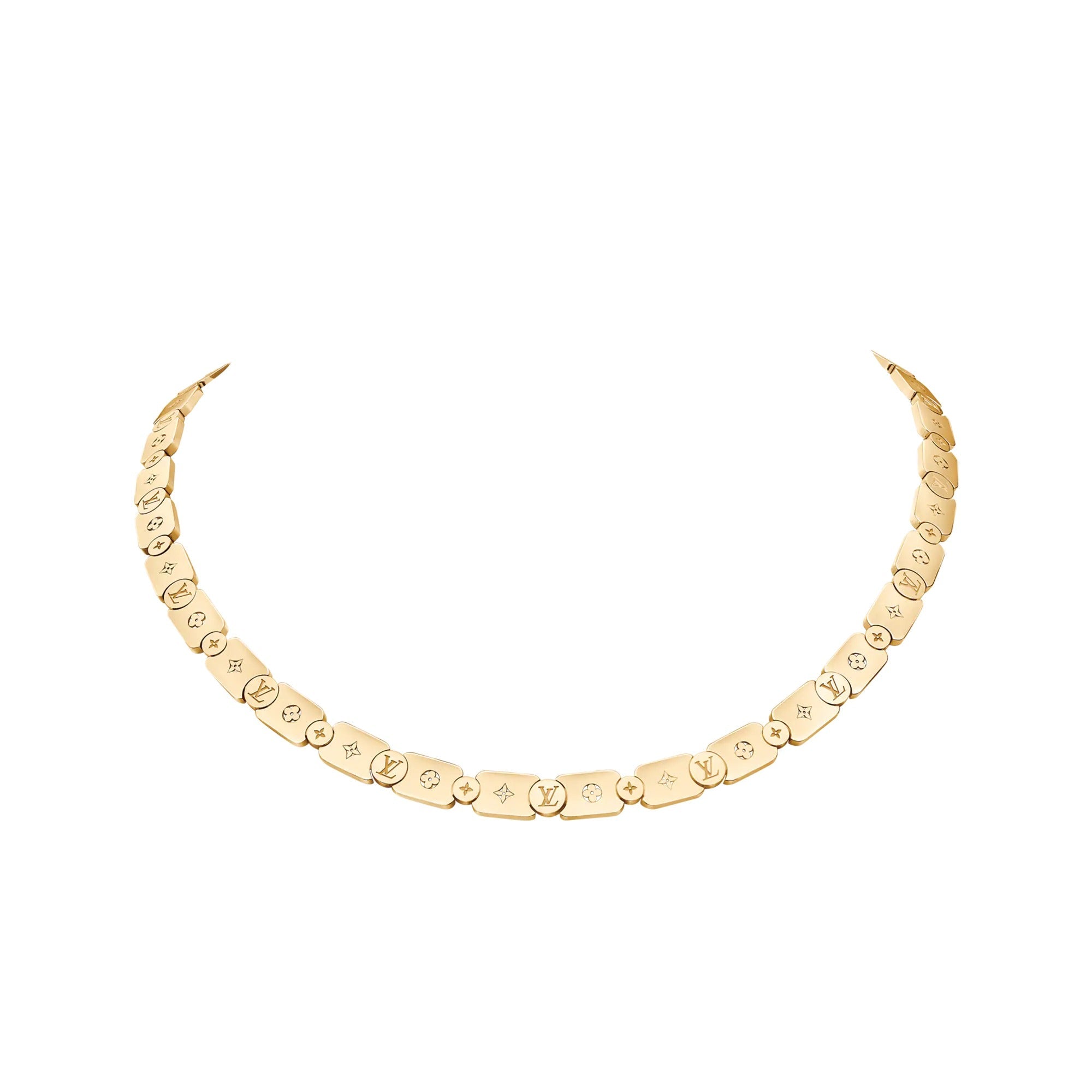 Les Gastons Vuitton Gourmette Necklace, Yellow Gold