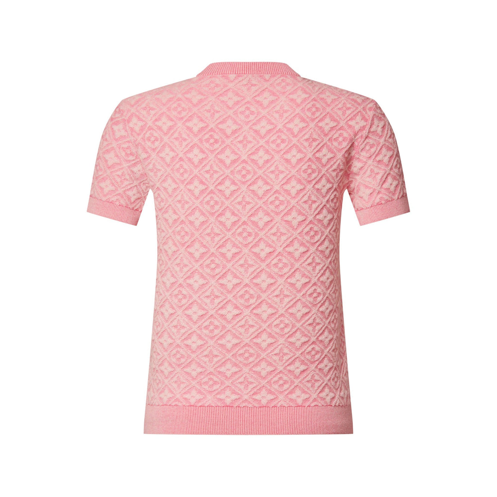 Monogram Toweling Knit Top