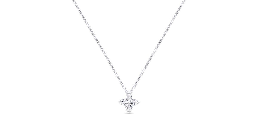 LV Diamonds Pendant, LV Monogram Star cut