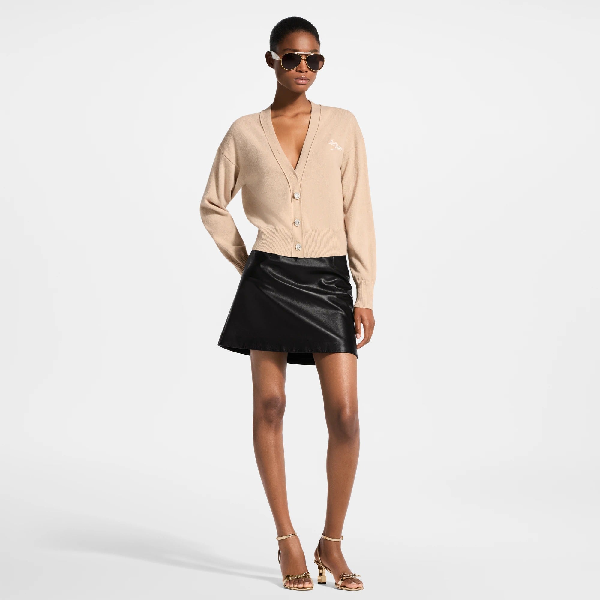 Signature Jewel Button Cardigan