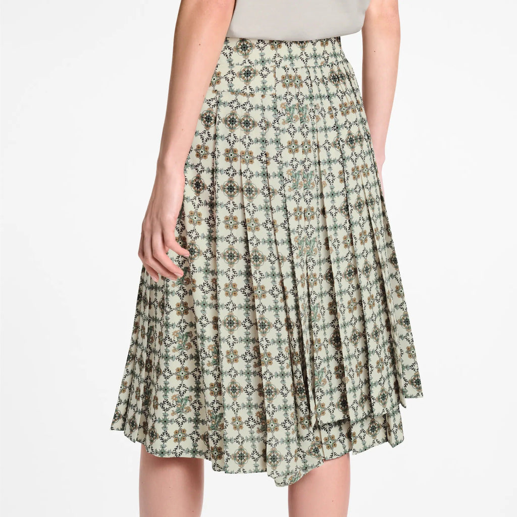 Nouveau Monogram Pleat Skirt