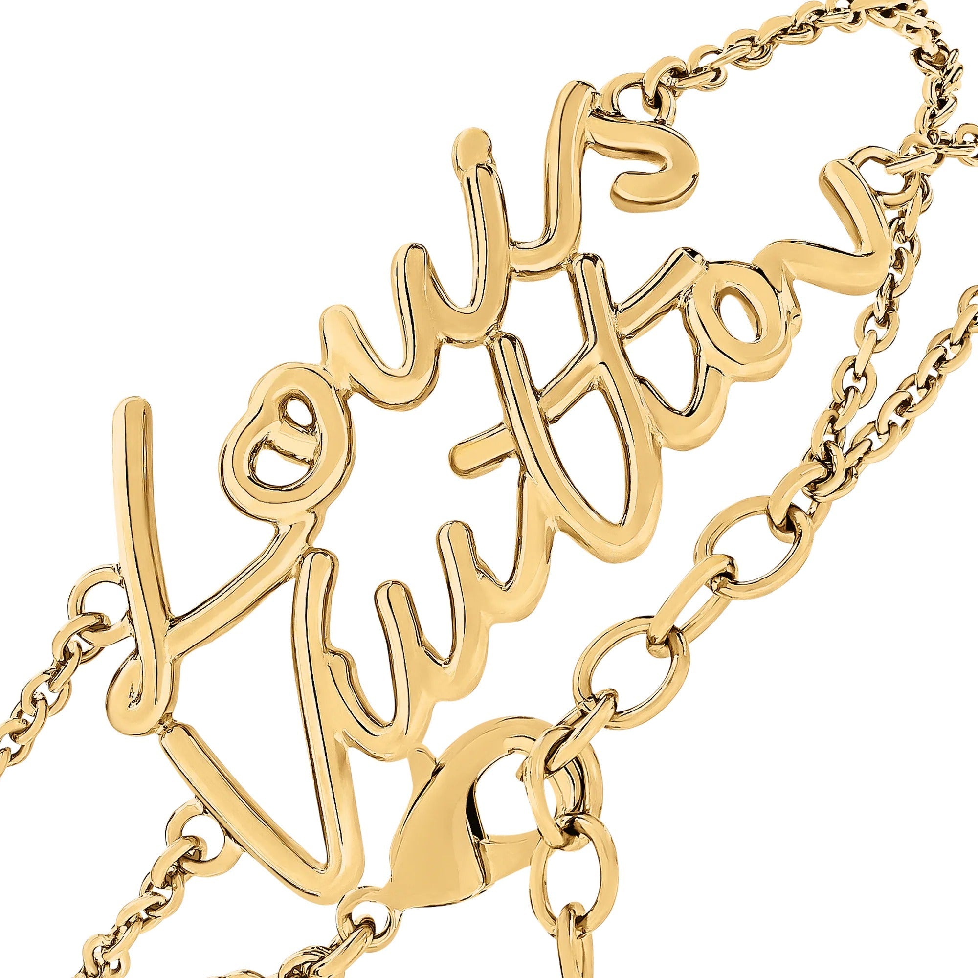 LV Script Bracelet