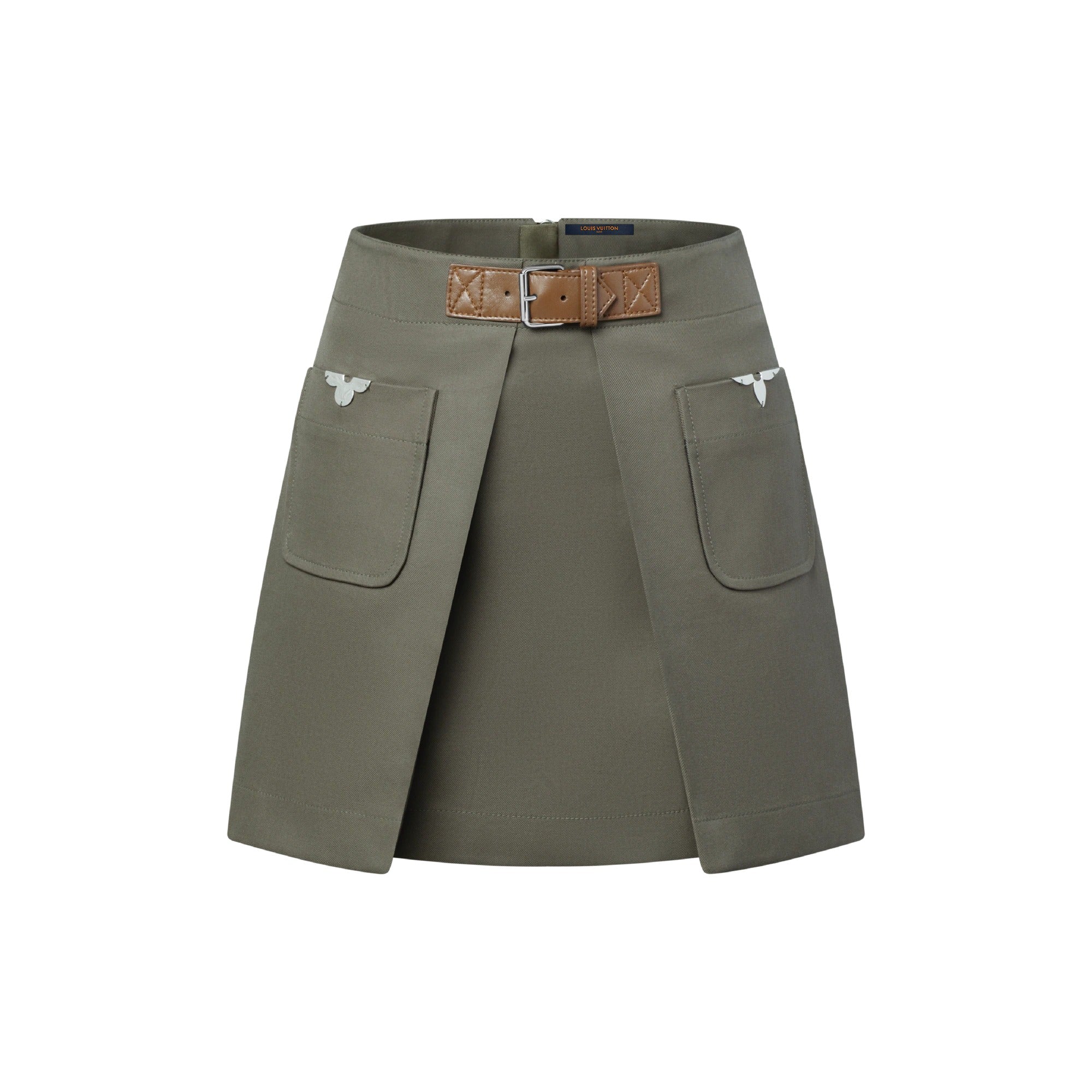 Monogram Accent Mini Skirt