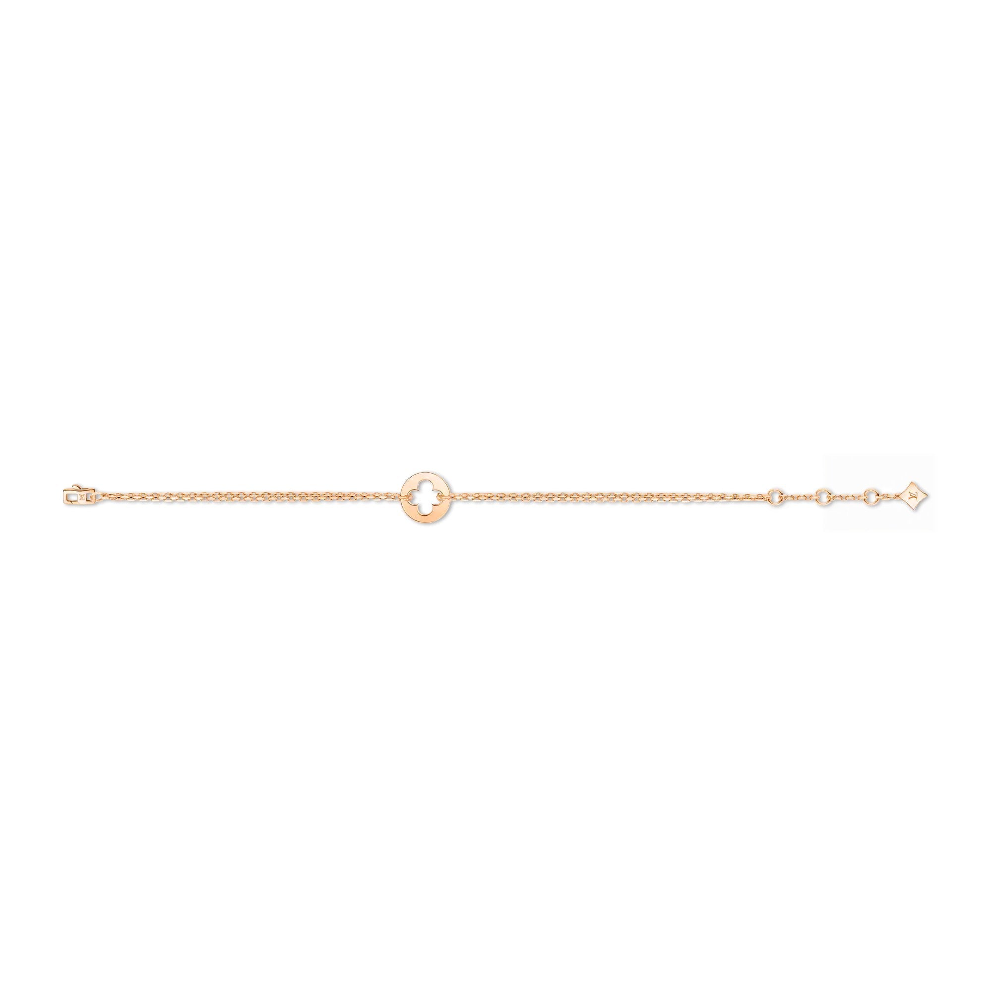 Empreinte Chain Bracelet, Pink Gold