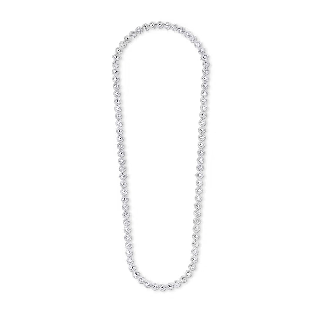 Galaxie Long Necklace, White Gold and Diamonds