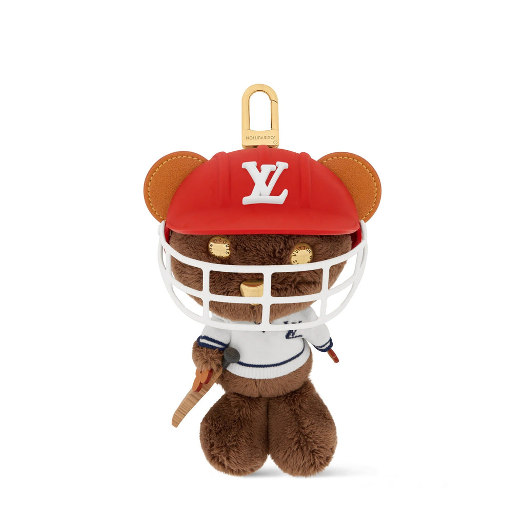 LV Louis Bear Cricket Bag Charm