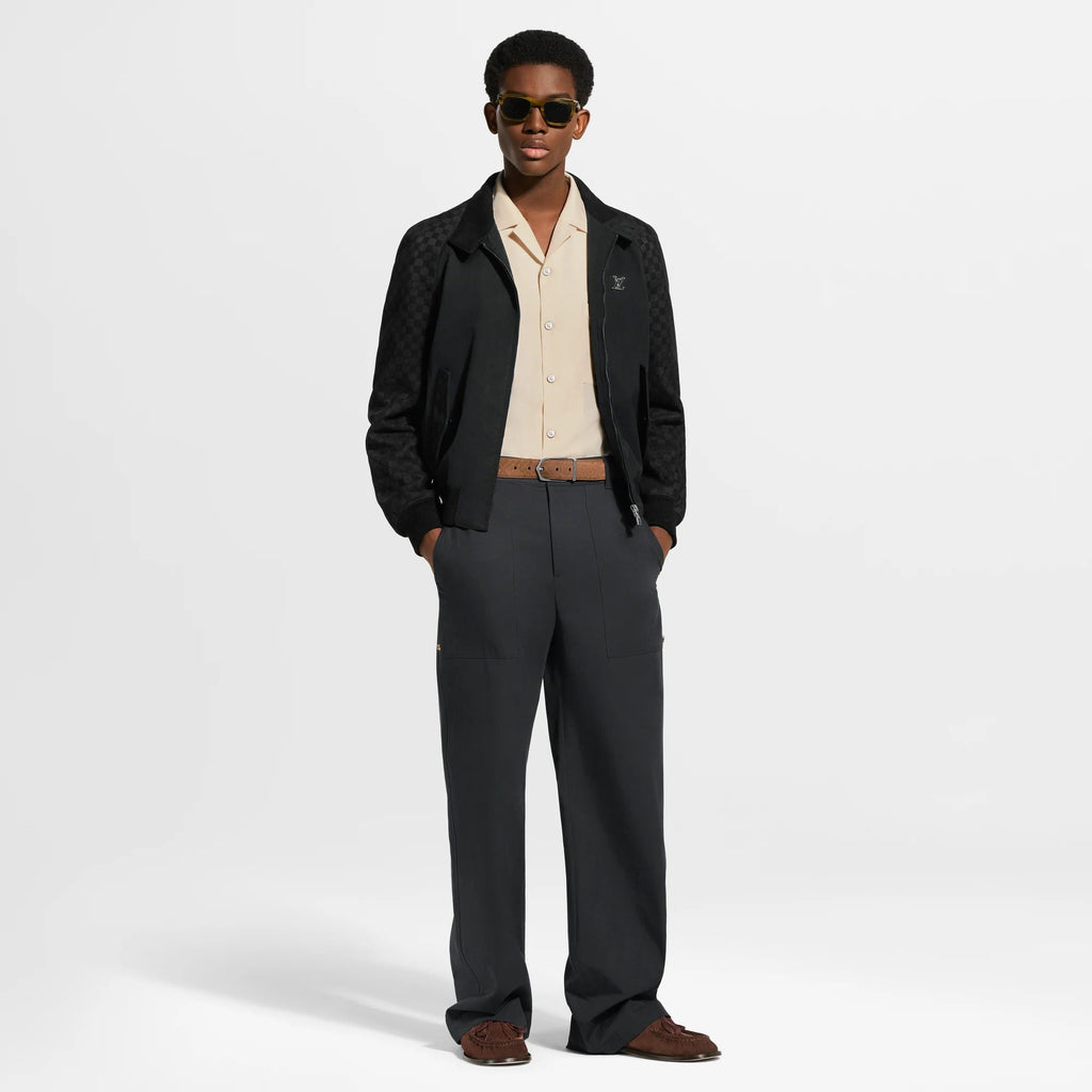 Suede Mix Blouson