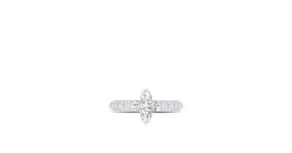 LV Diamonds Pavé Solitaire, LV Monogram Star cut