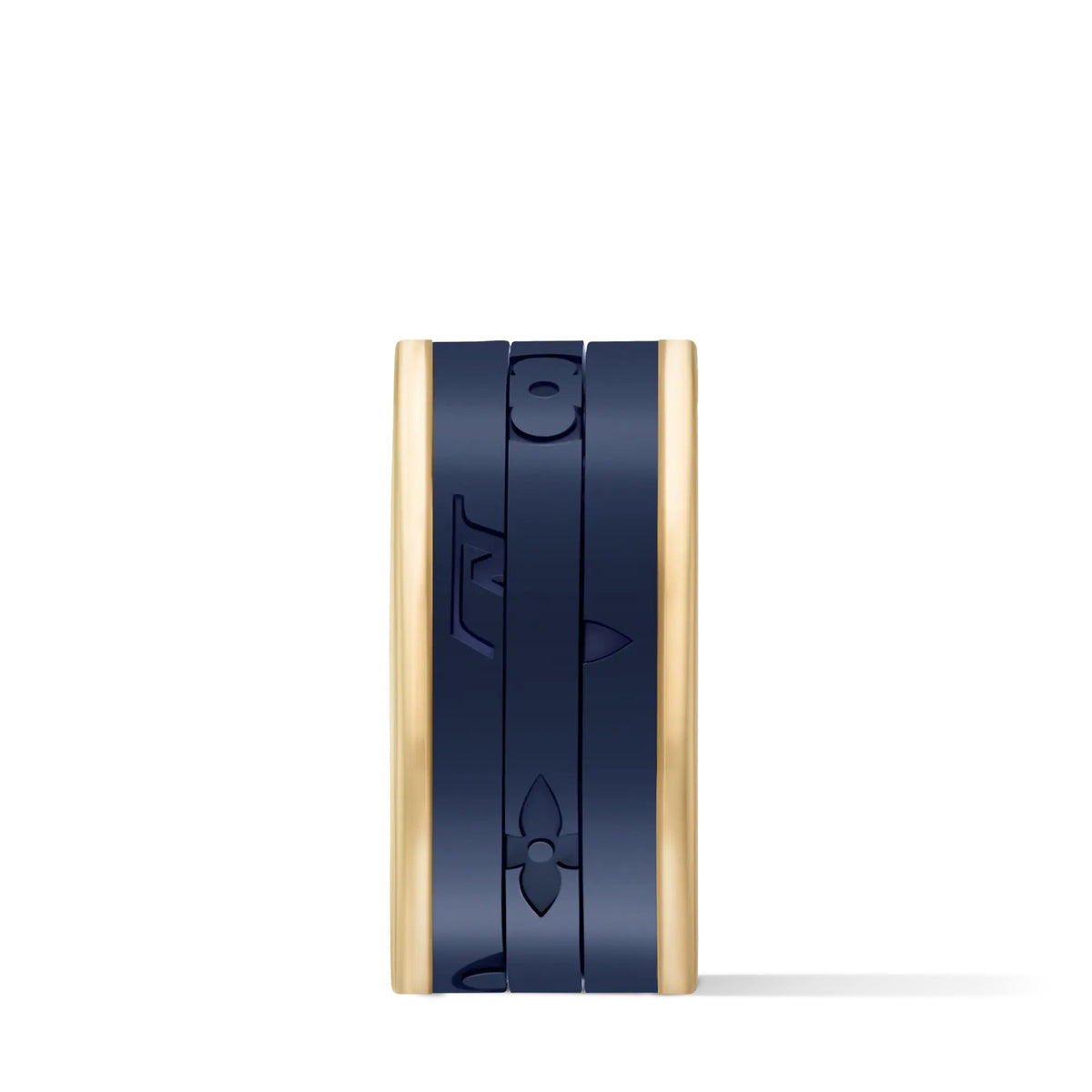 Les Gastons Vuitton Puzzle Ring, Yellow Gold and Blue Titanium