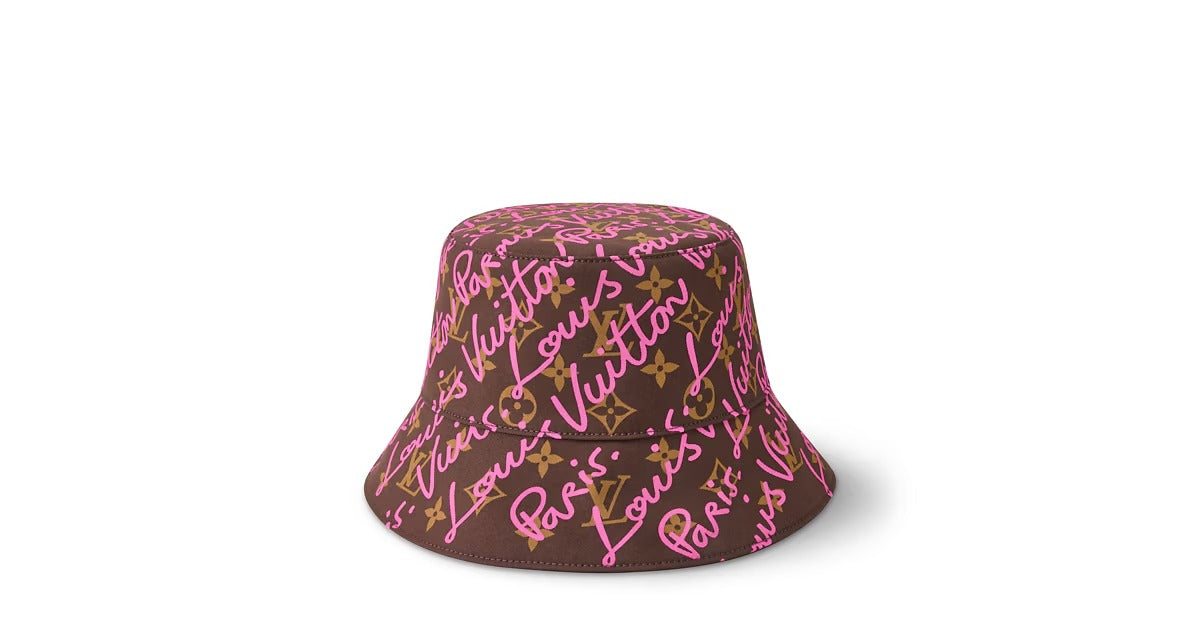 LV Script Bucket Hat