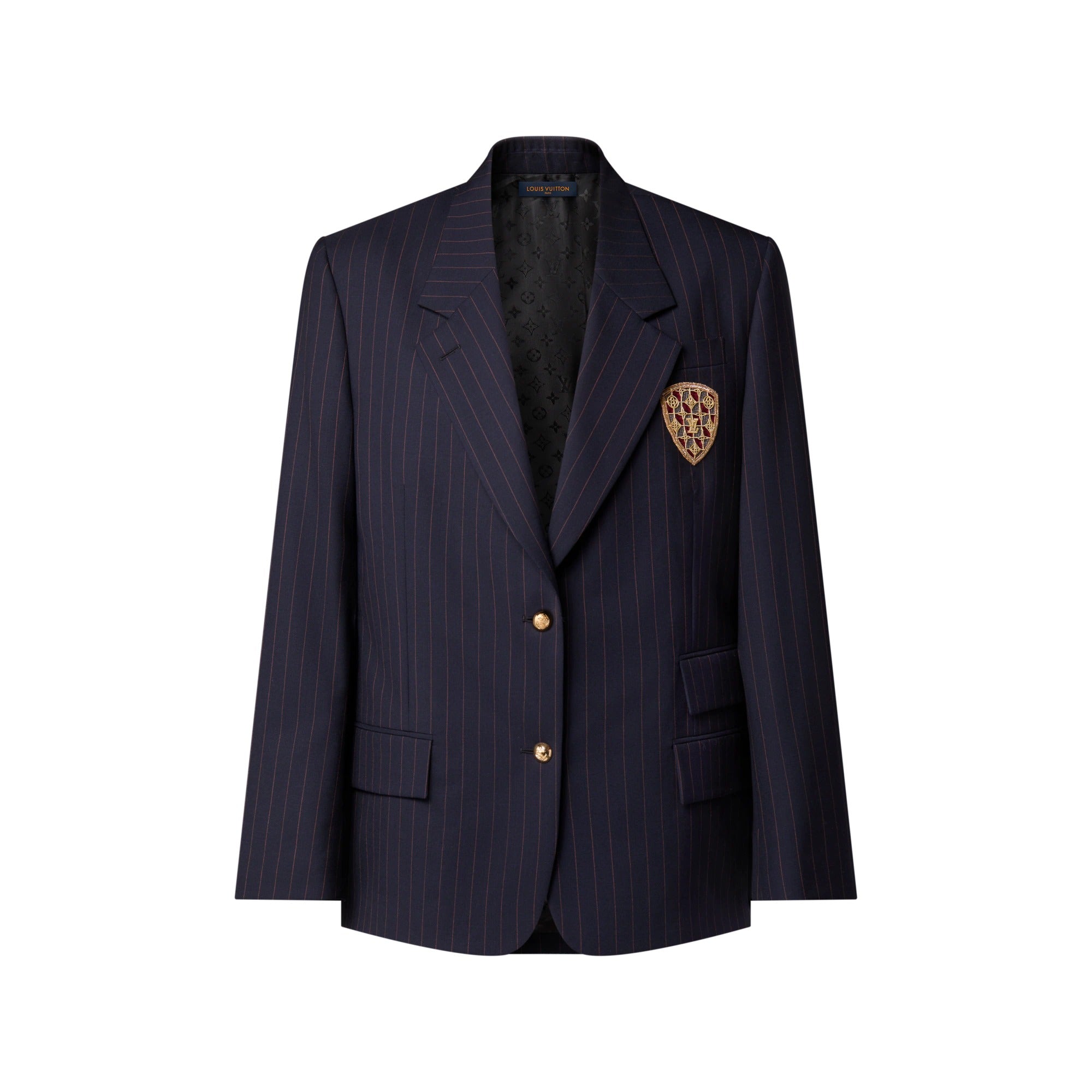 Pinstriped Preppy Blazer