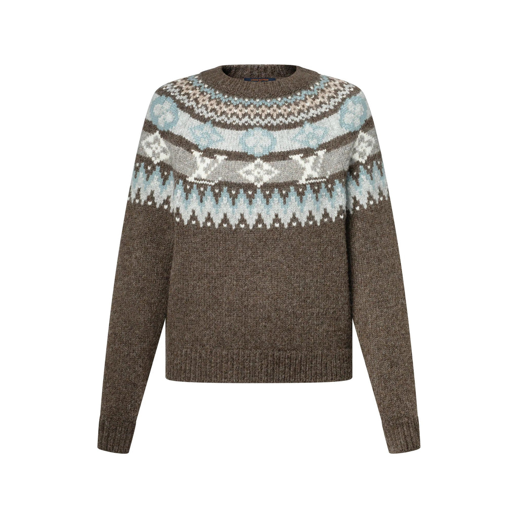 Graphic Signature Knit Pullover