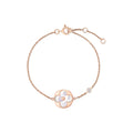 Color Blossom BB Sun Bracelet, Pink Gold, White Mother-of-Pearl and Diamond
