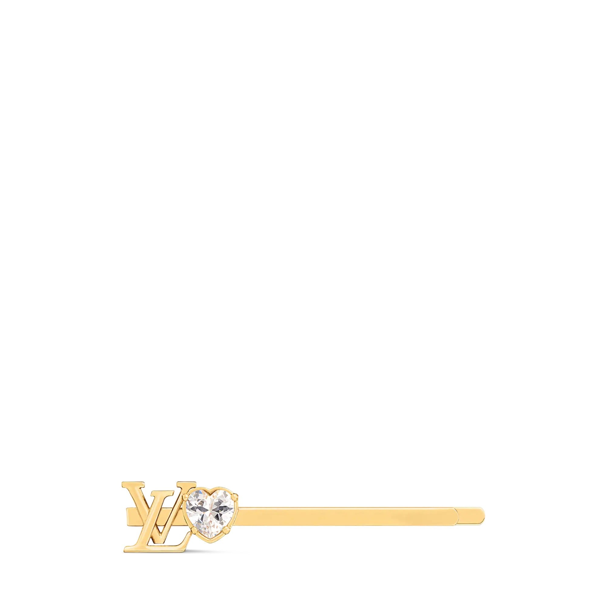 LV Iconic Heart Hairclip