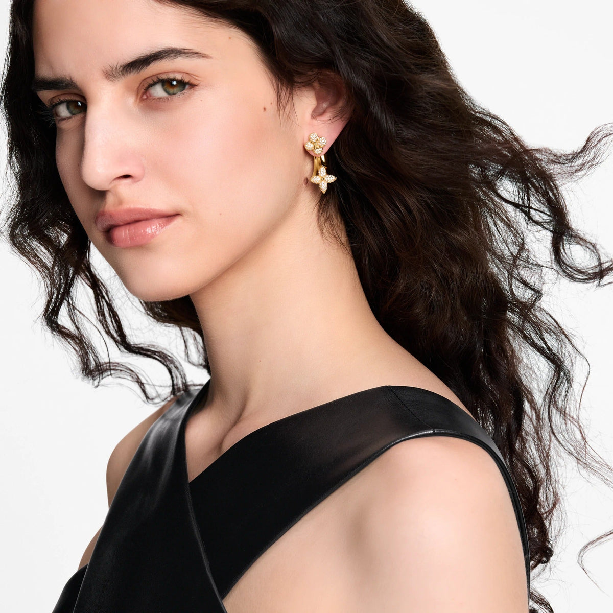 LV Flower Comet Earrings