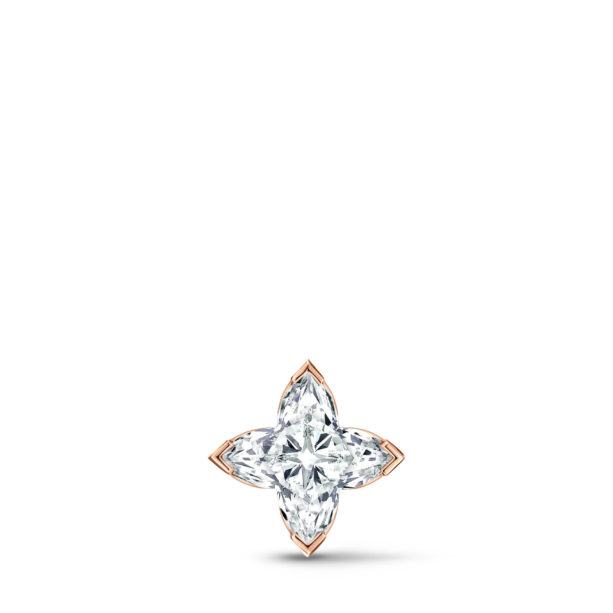 LV Diamonds Stud, LV Monogram Star cut - per unit