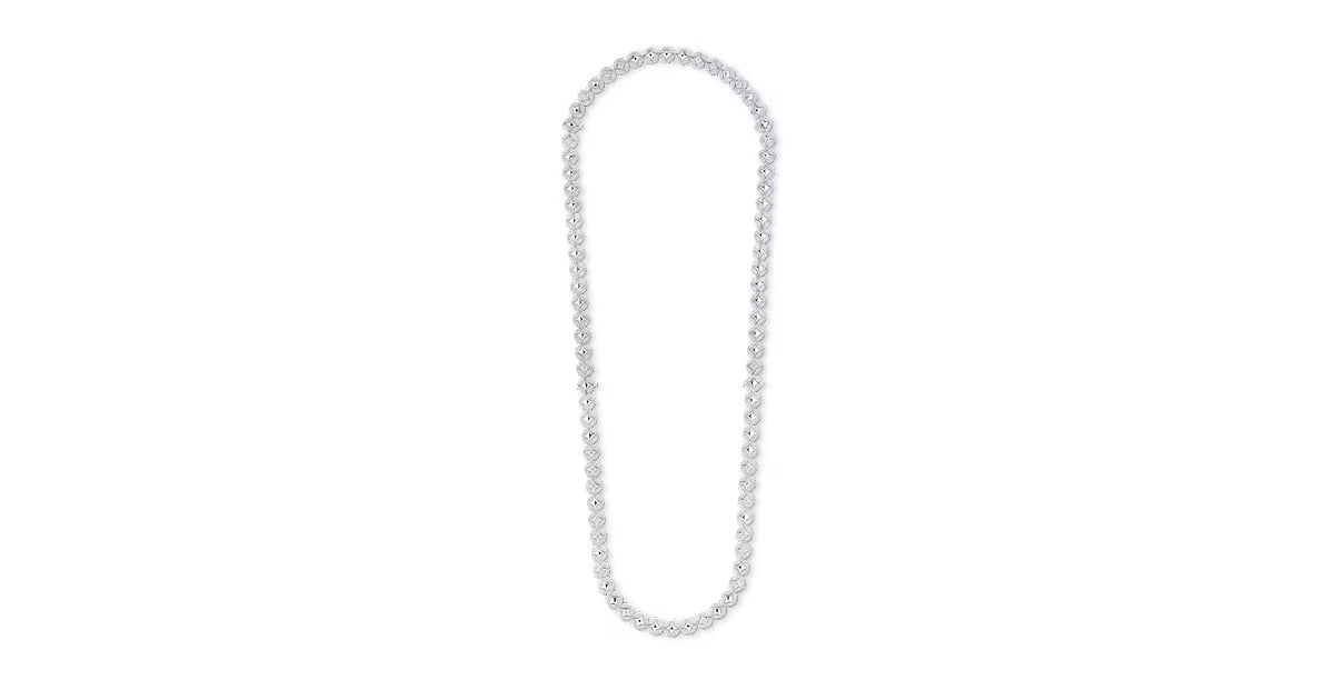 Galaxie Long Necklace, White Gold and Diamonds