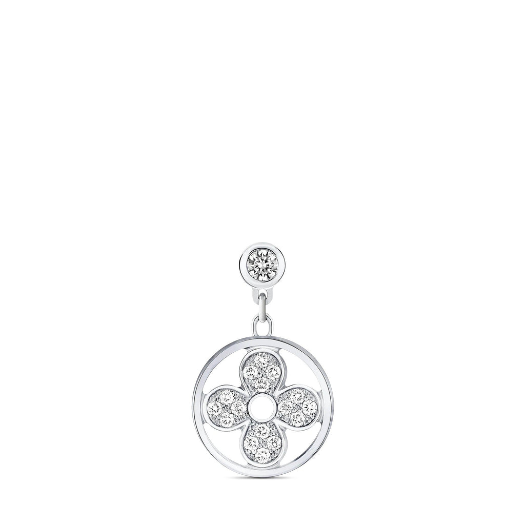 Idylle Blossom Ear Stud, White Gold And Diamonds - Per Unit