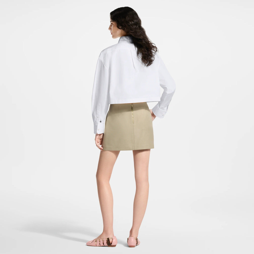 Cropped Bowtie Shirt