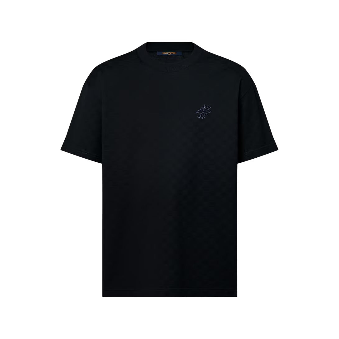 Damier Cotton Pique T-Shirt