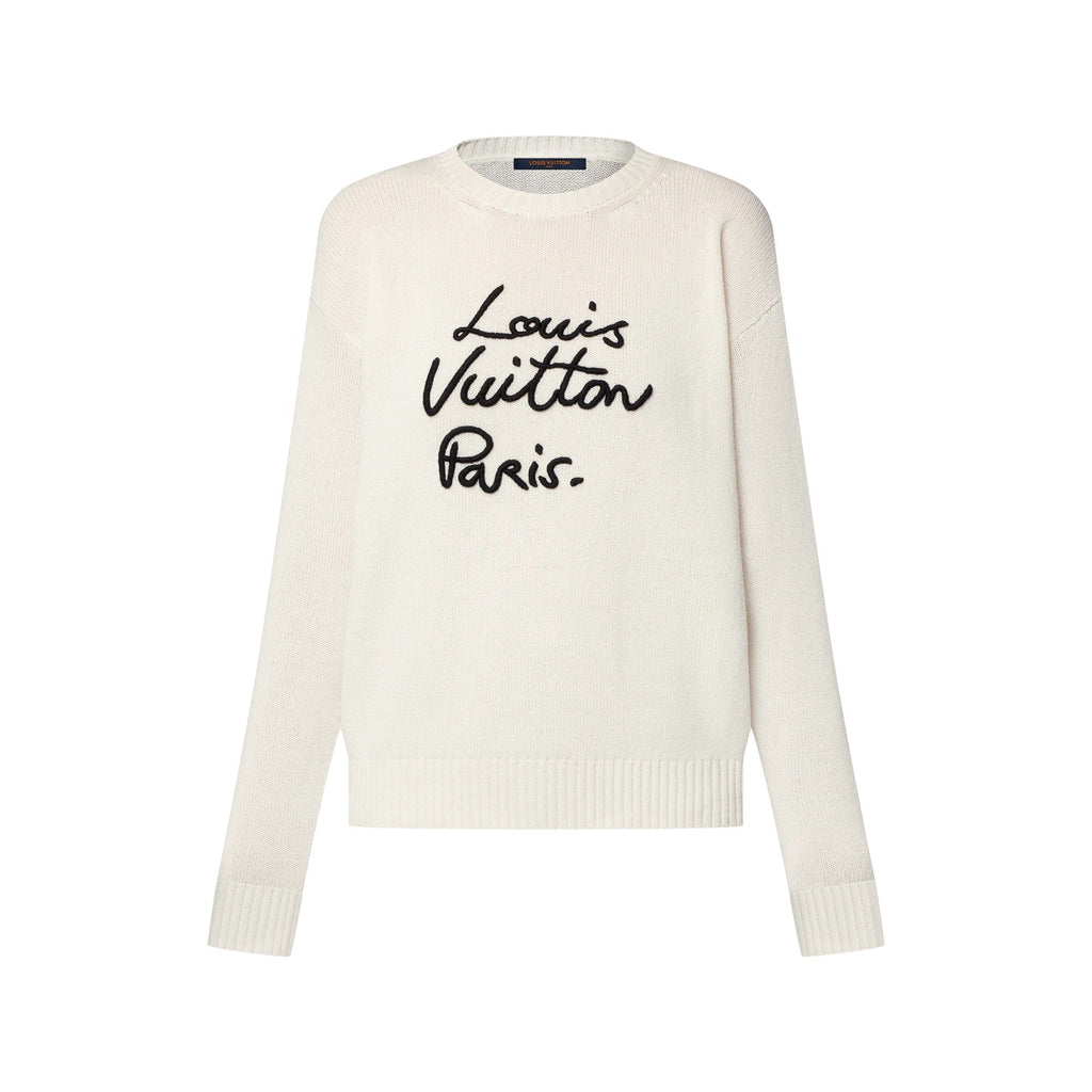 Cursive Signature Pullover