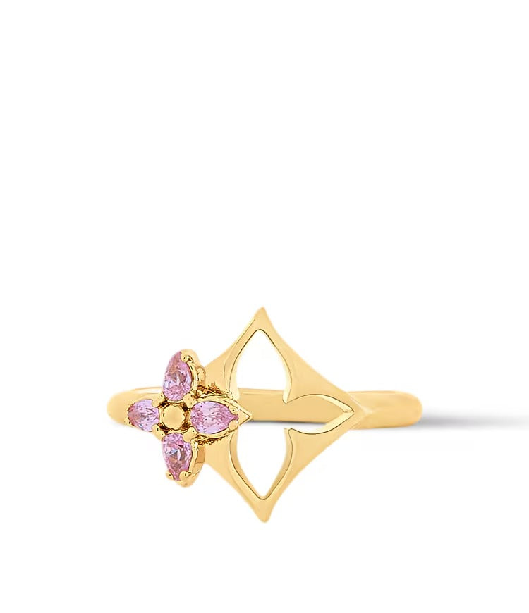 Flowergram Strass Ring