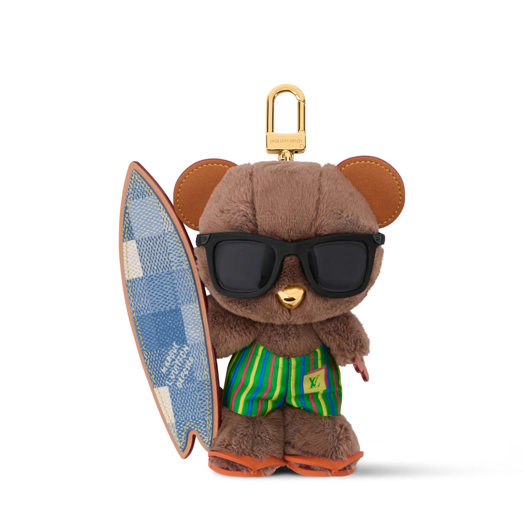 LV Louis Bear Surf Bag Charm