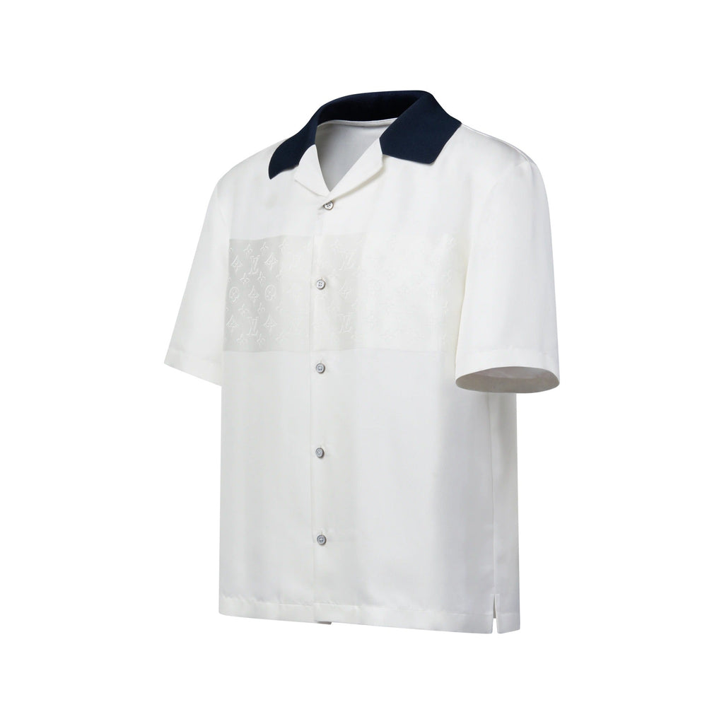 Short-Sleeved Silk Shirt