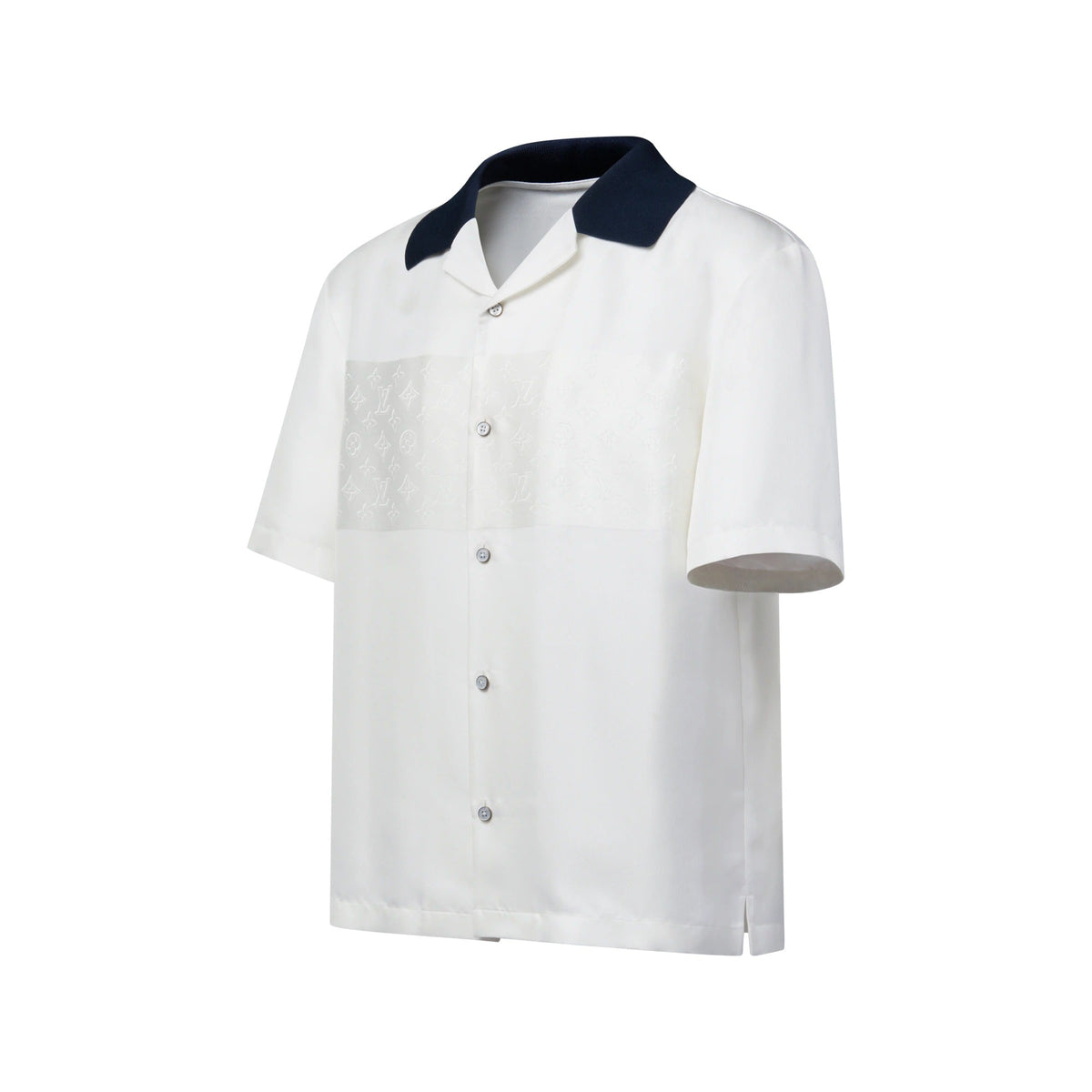 Short-Sleeved Silk Shirt