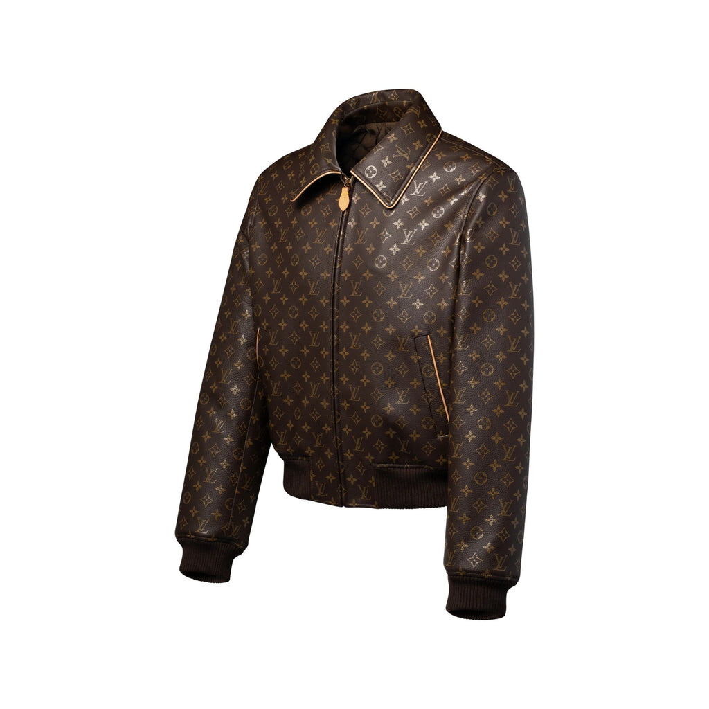 Monogram Padded Leather Blouson
