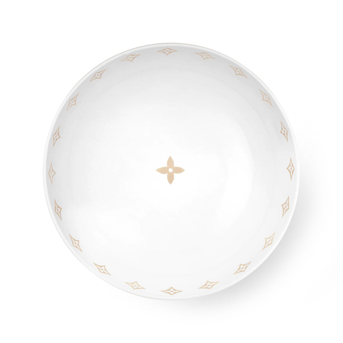 Large Bowl Monogram Flower Tile