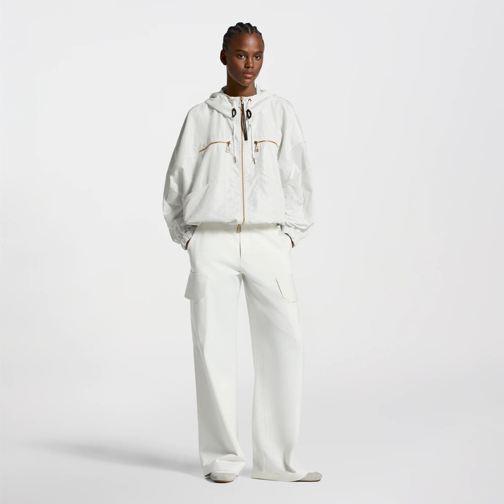 Monogram Accent Hooded Parka
