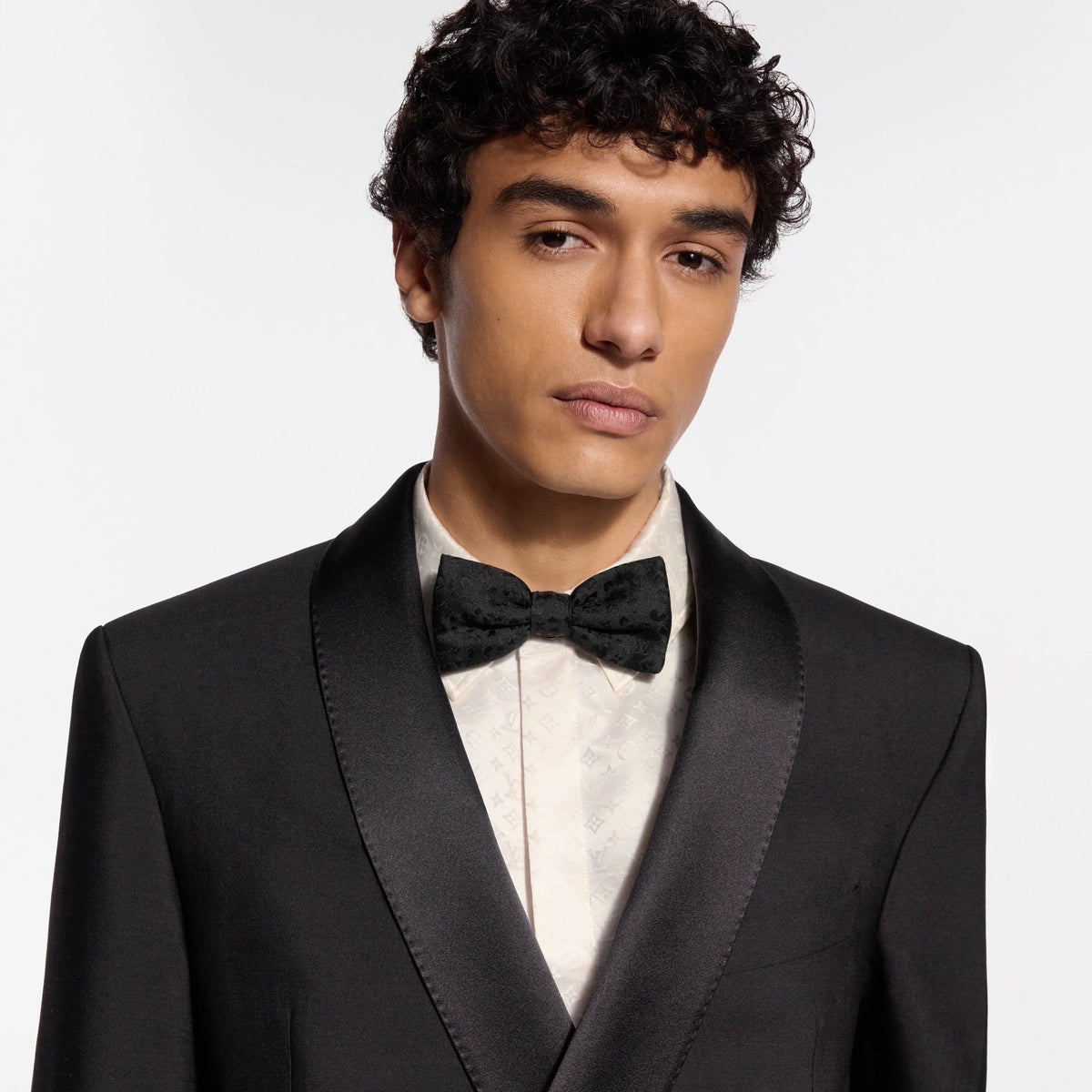 Satin Cheetah Bow Tie