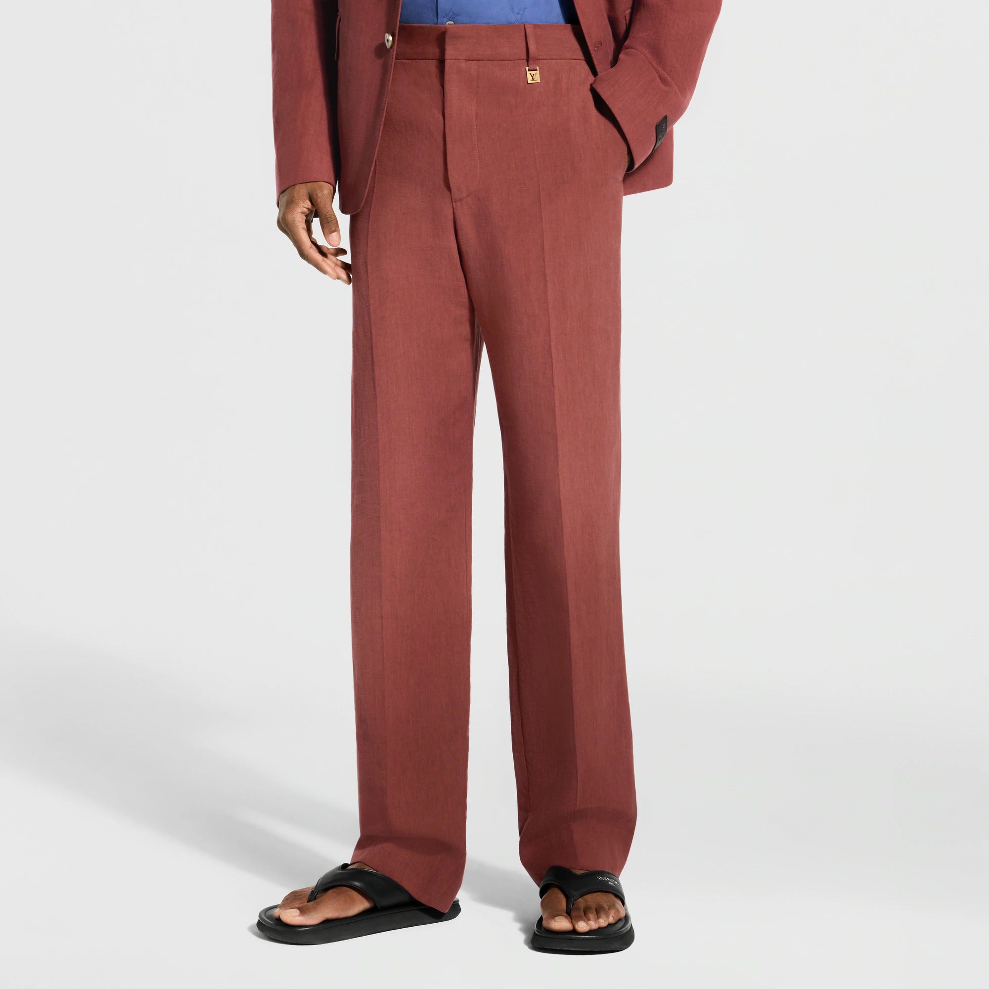 Linen Cigarette Pants