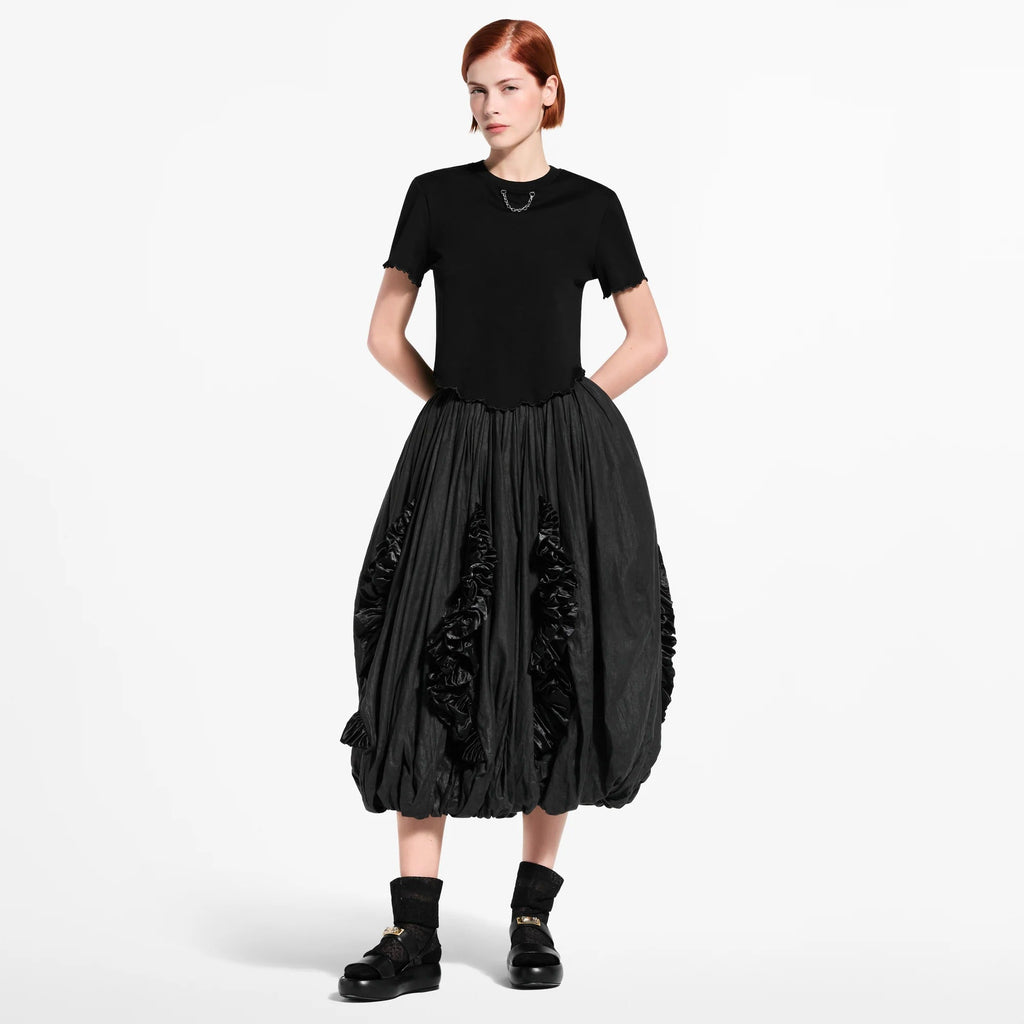 Scallop Hem Crop Top
