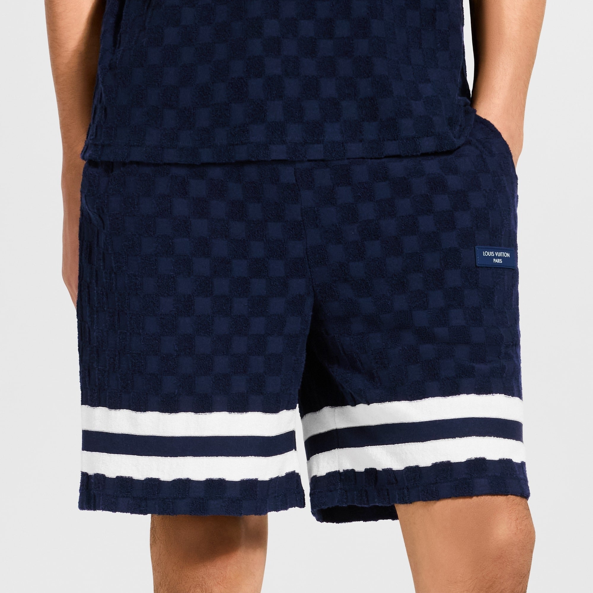 Damier Terry Tennis Shorts
