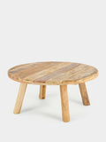 Tablua Round Brown Recycled Wood Coffee Table